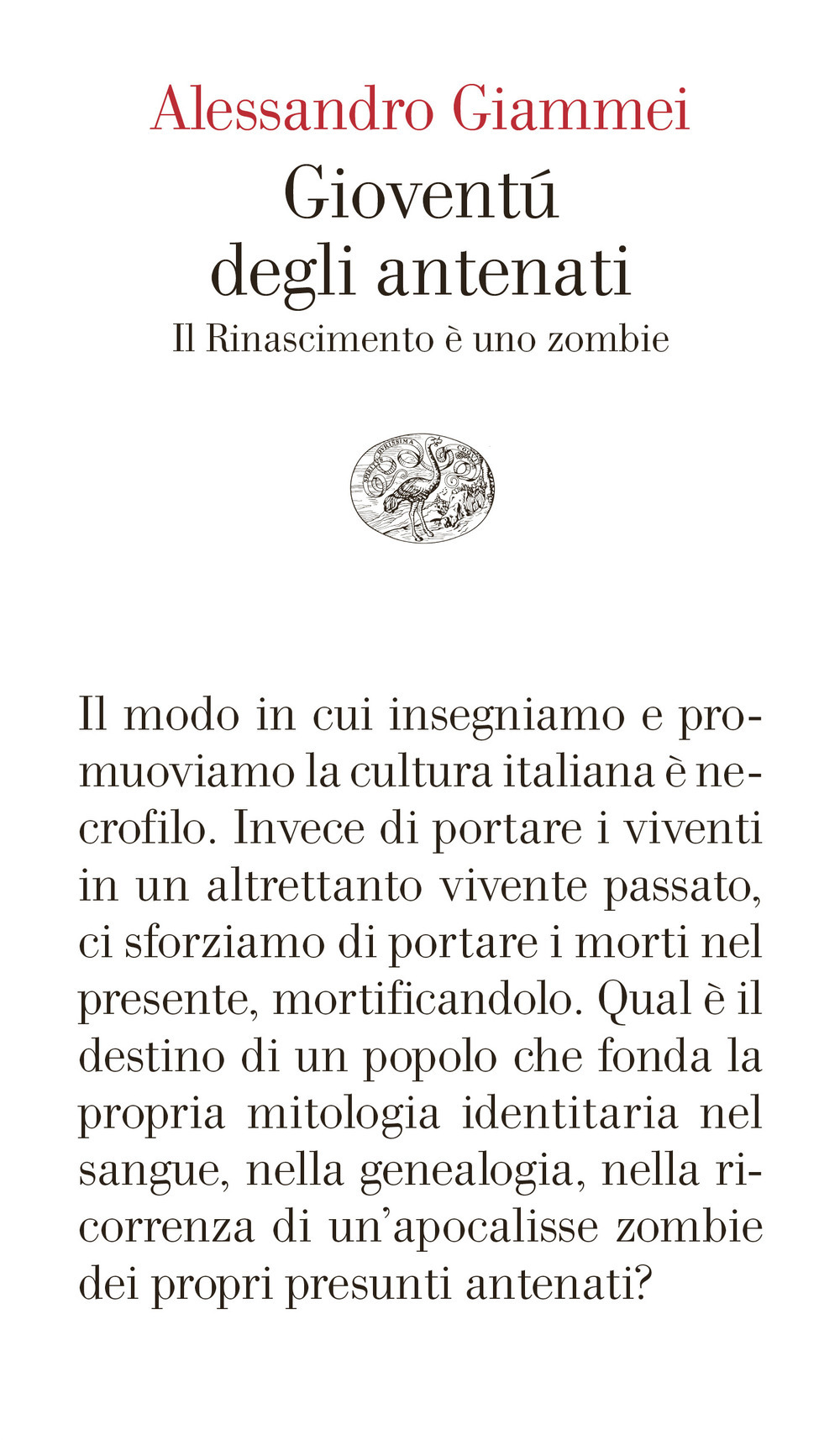 gioventù degli antenati