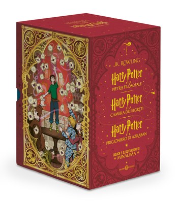harry potter: la pietra filosofale-la camera dei segreti-il prigioniero di azkaban. ediz. papercut minalima